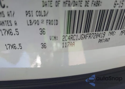 2015 Chrysler Town & Country Premium from USA, damaged, VIN 2C4RC1JGXFR720419